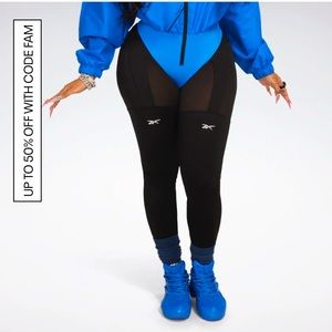 Reebok Cardi B collaboration Garter Leggings